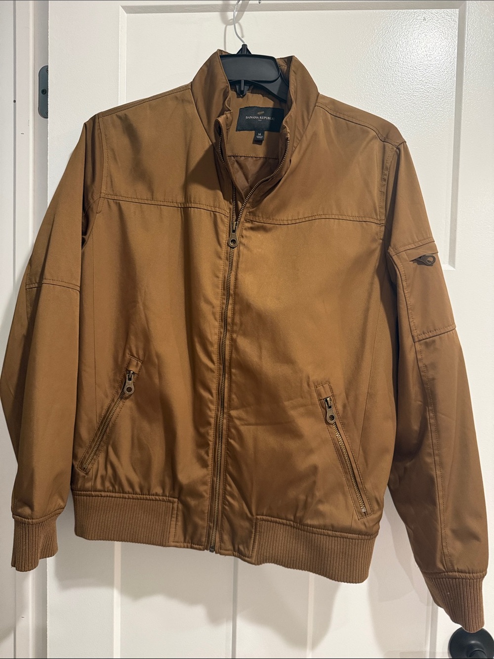 Banana Republic Tan/Brown Bomber Jacket